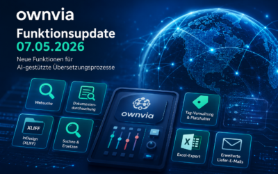 AI-gestützte Übersetzungsprozesse / Funktionsupdate Stand 07.05.2026