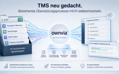 TMS neu gedacht: Bestehende Übersetzungsprozesse mit KI weiterentwickeln